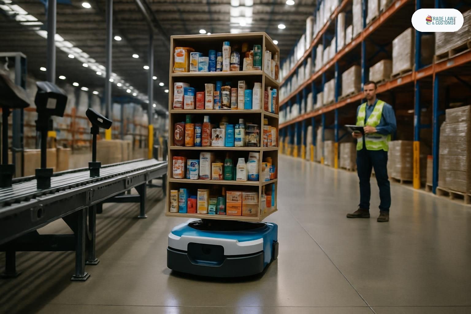 Robots en la cadena logística