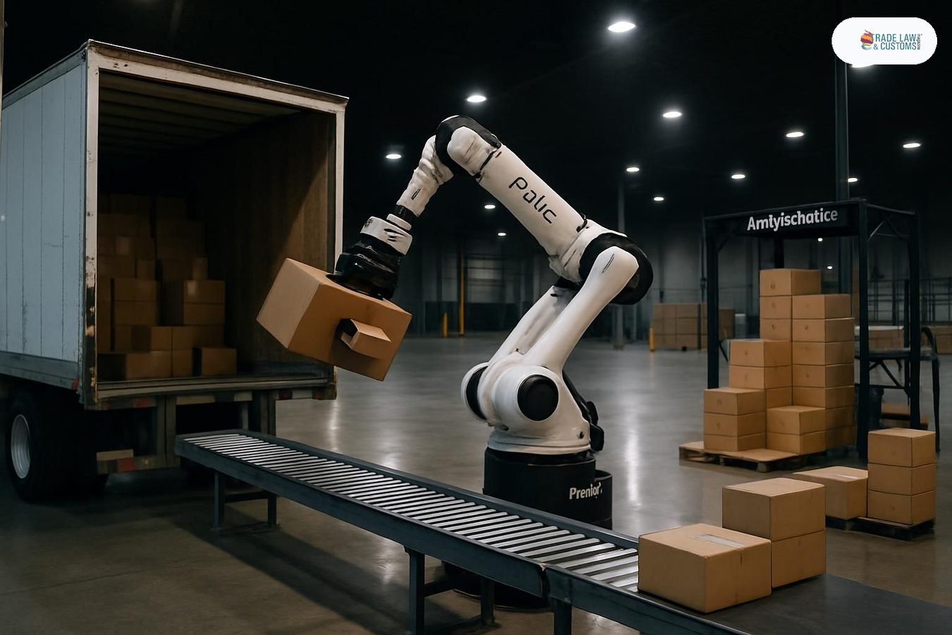 Robots en la cadena logística