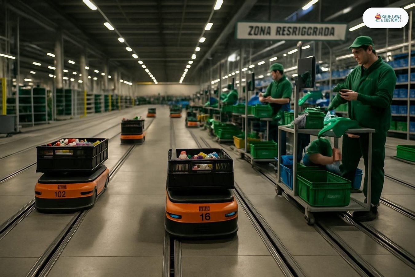 Robots en la cadena logística