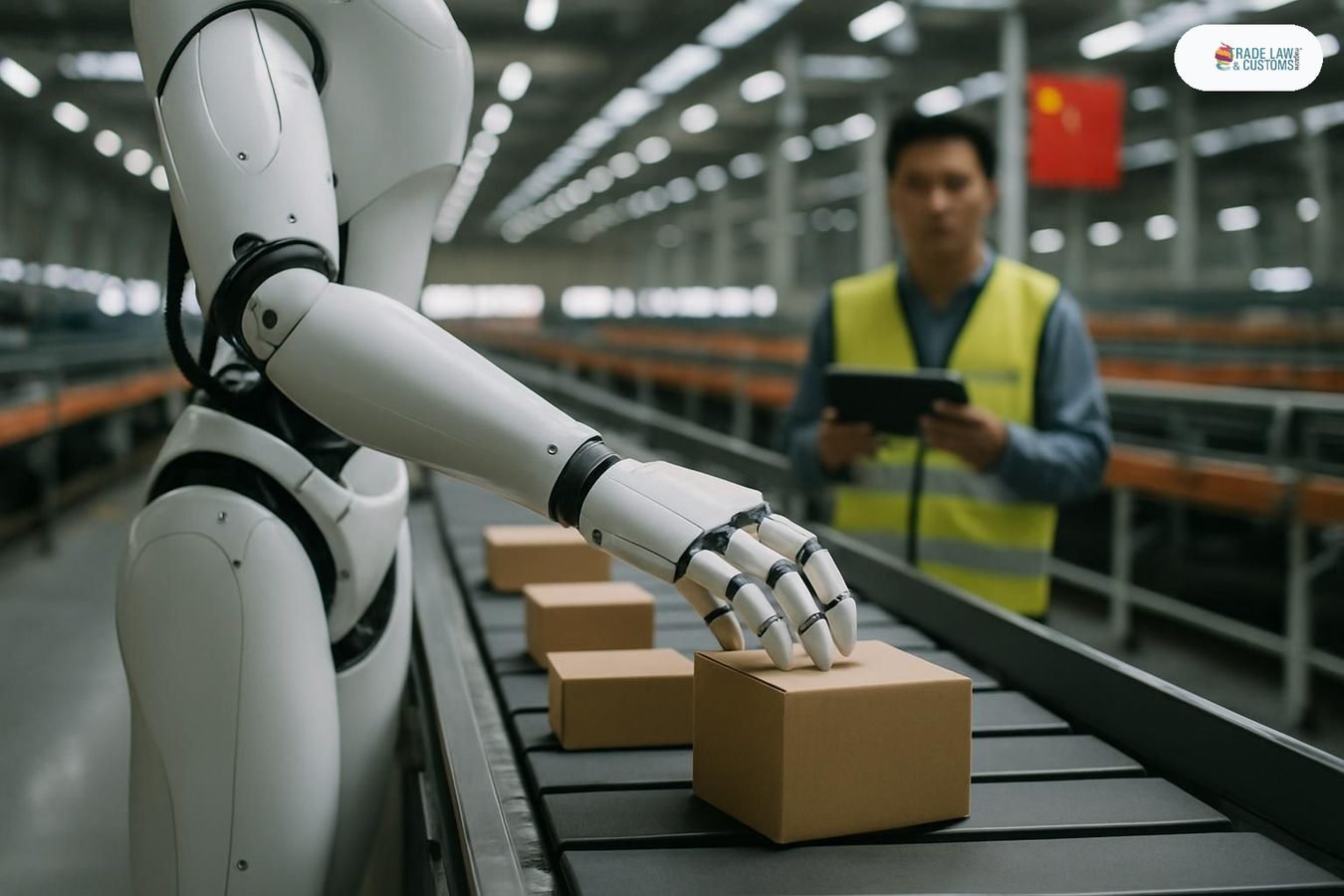 Robots en la cadena logística