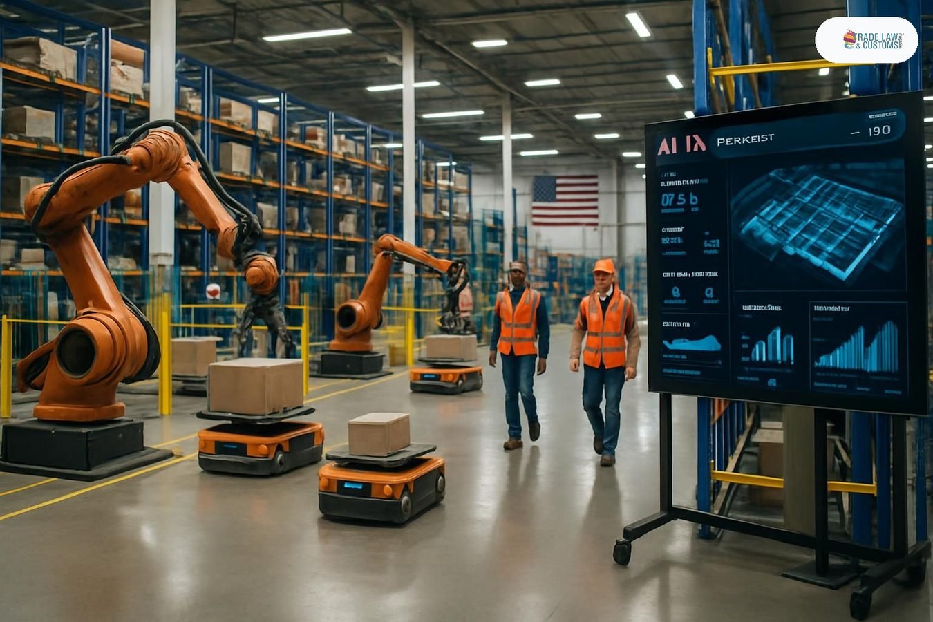 Robots en la cadena logística