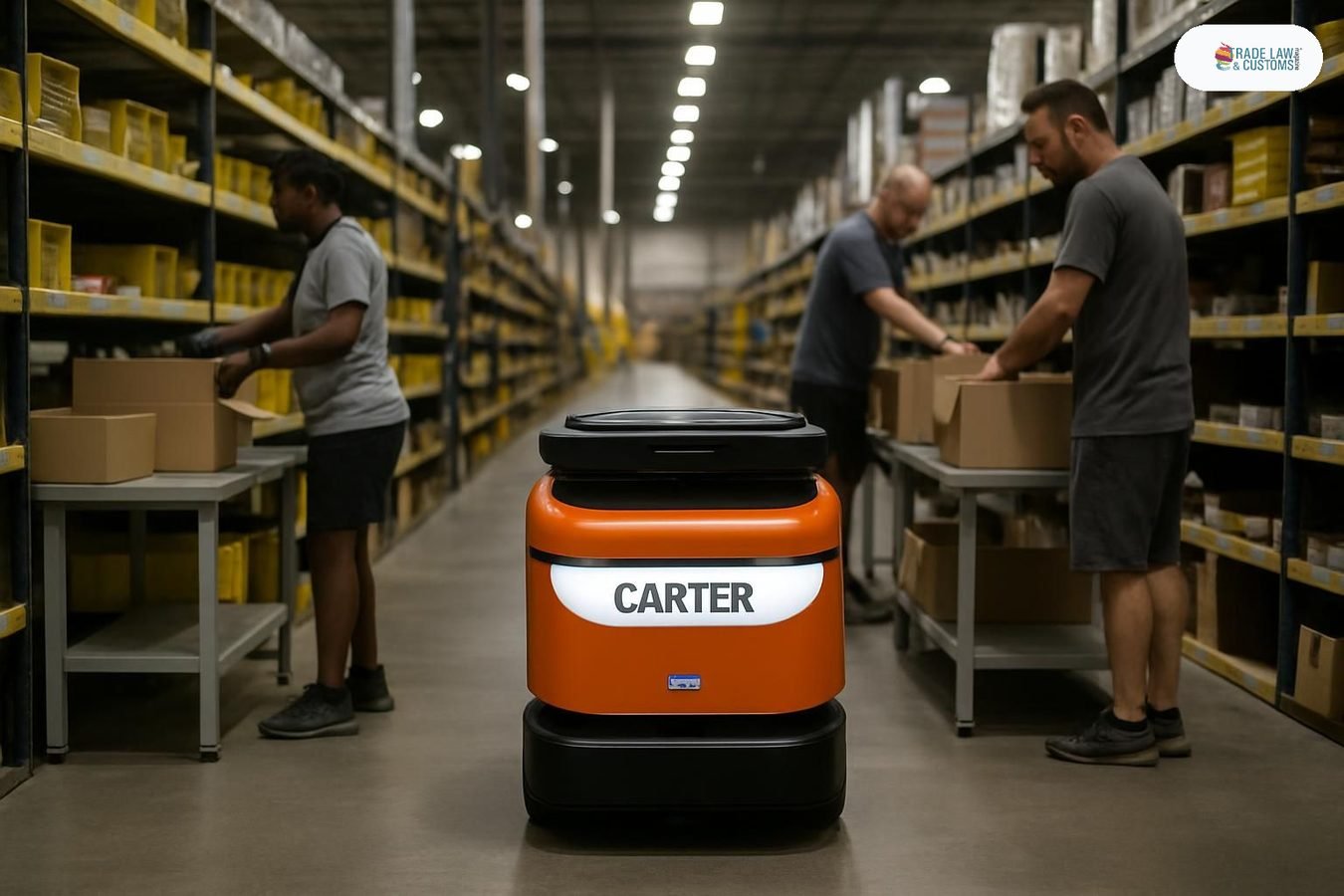 Robots en la cadena logística