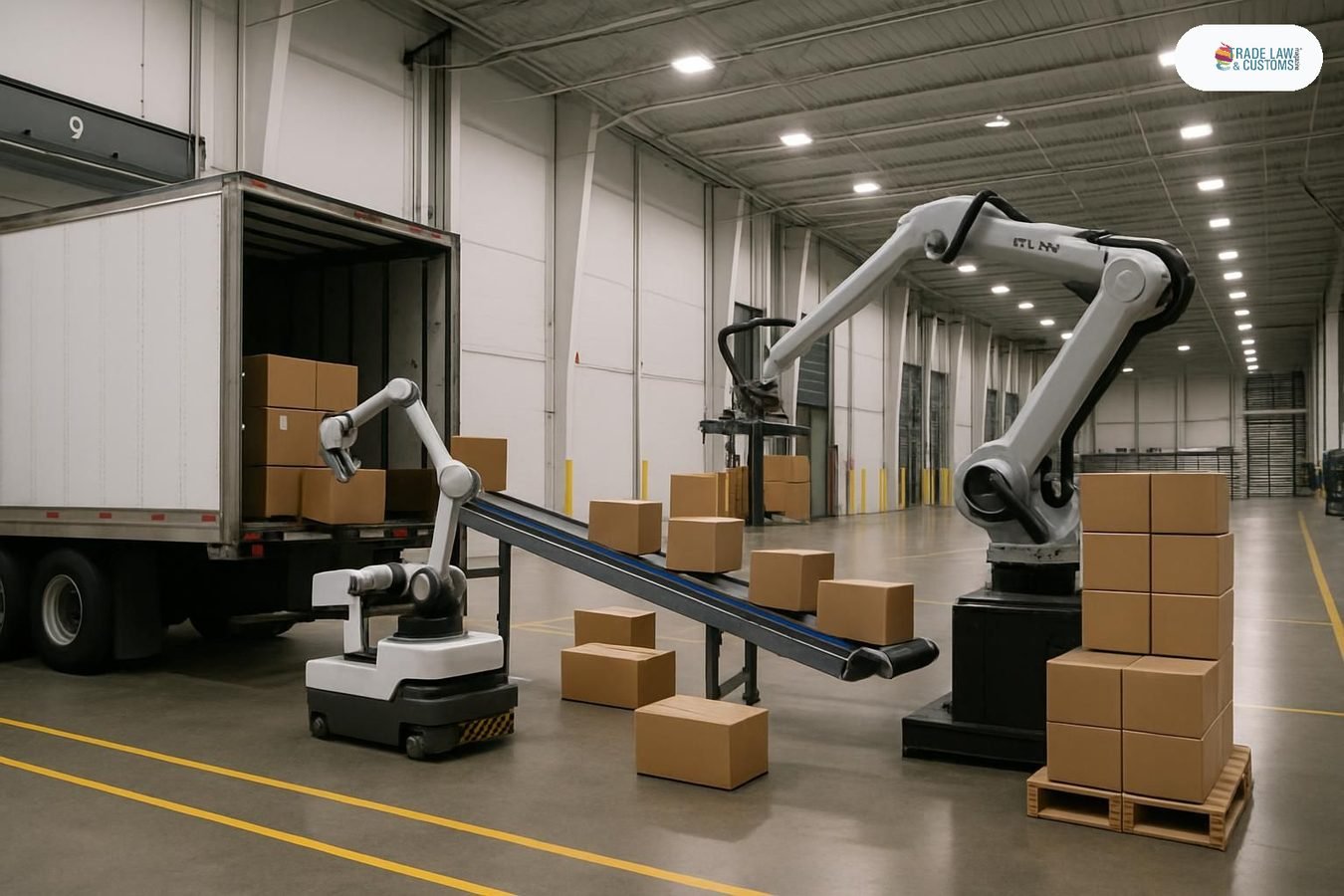 Robots en la cadena logística