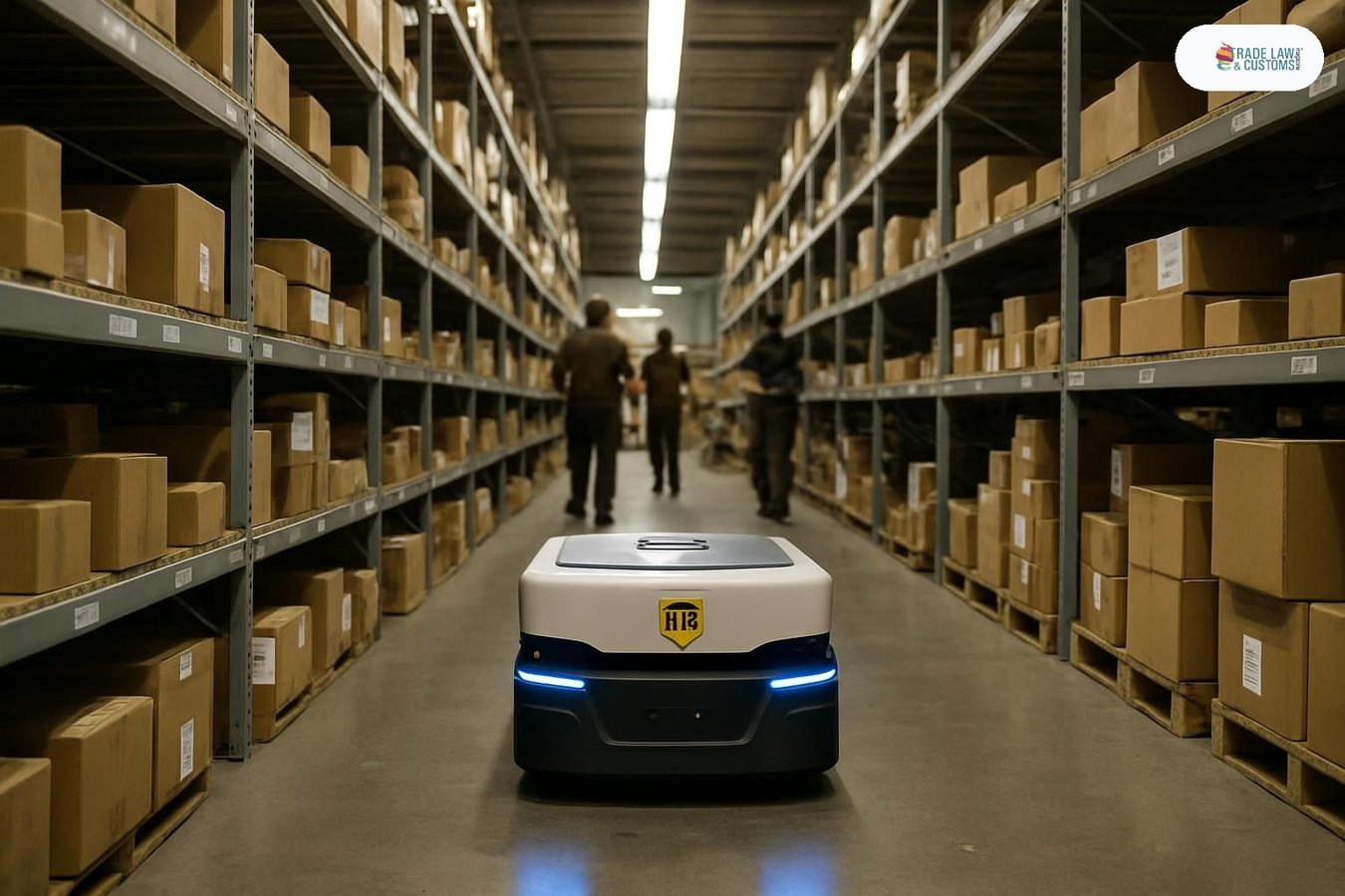 Robots en la cadena logística