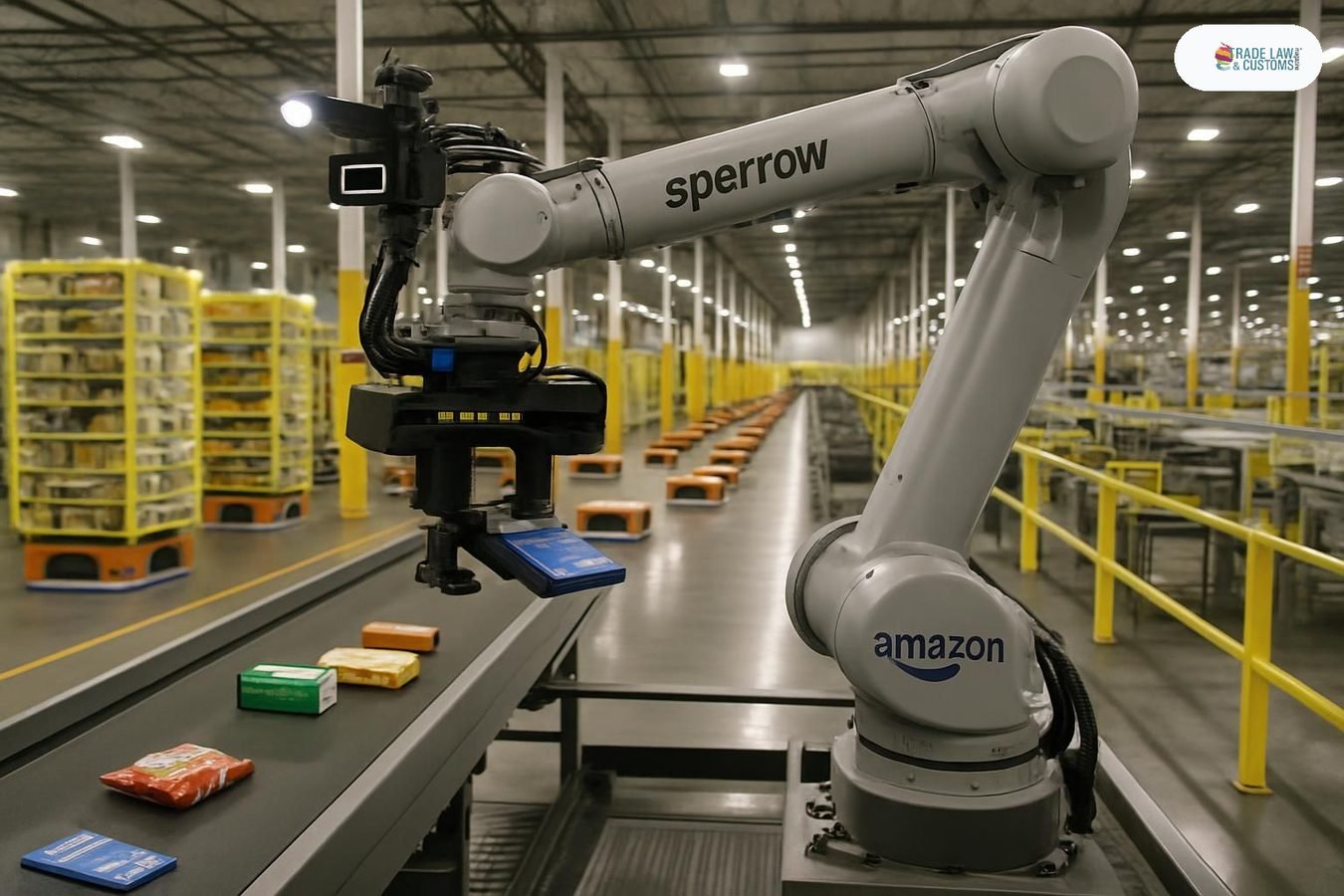 Robots en la cadena logística
