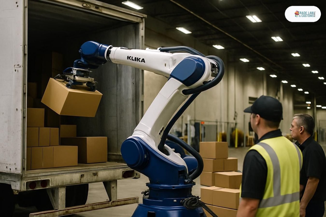 Robots en la cadena logística