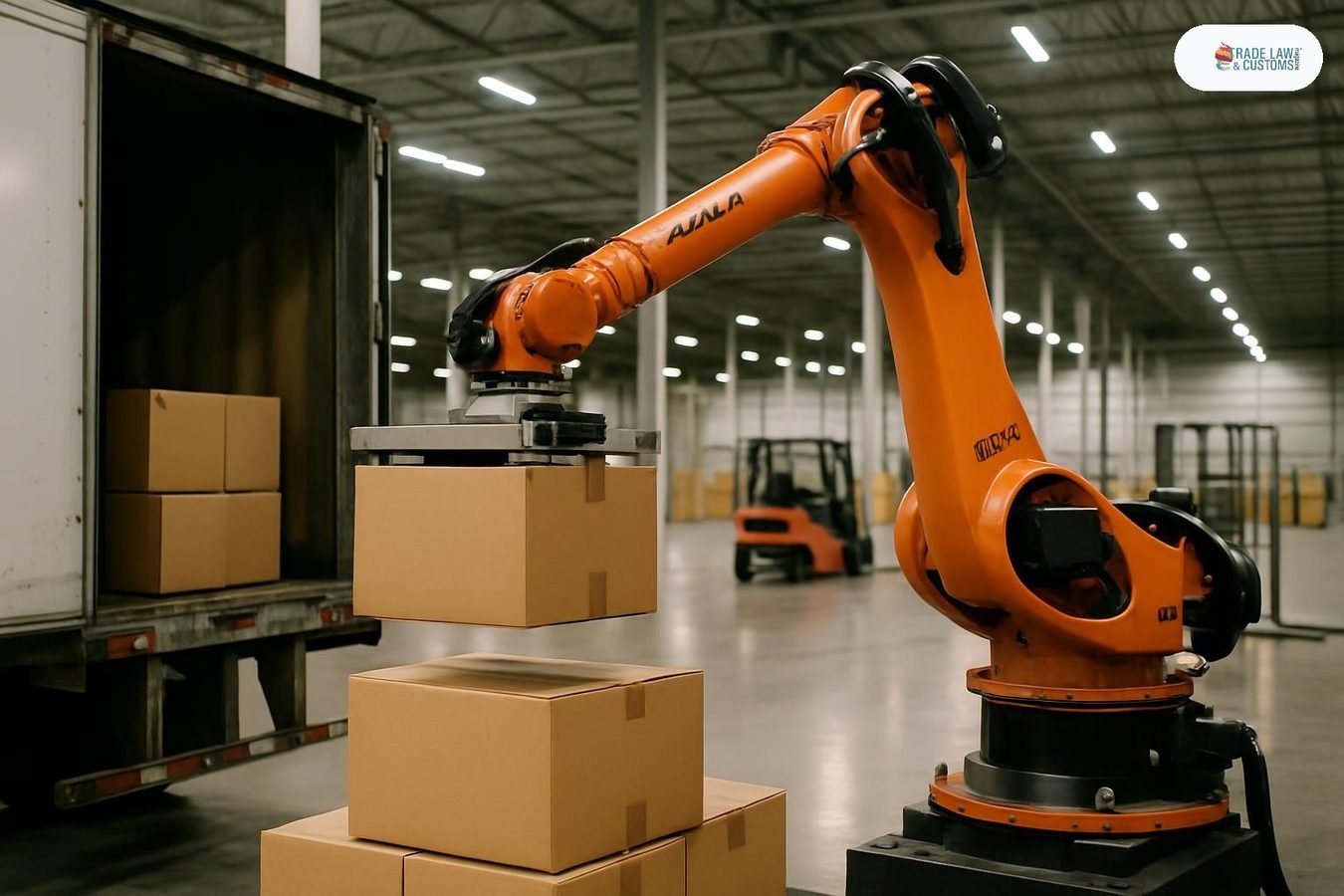 Robots en la cadena logística
