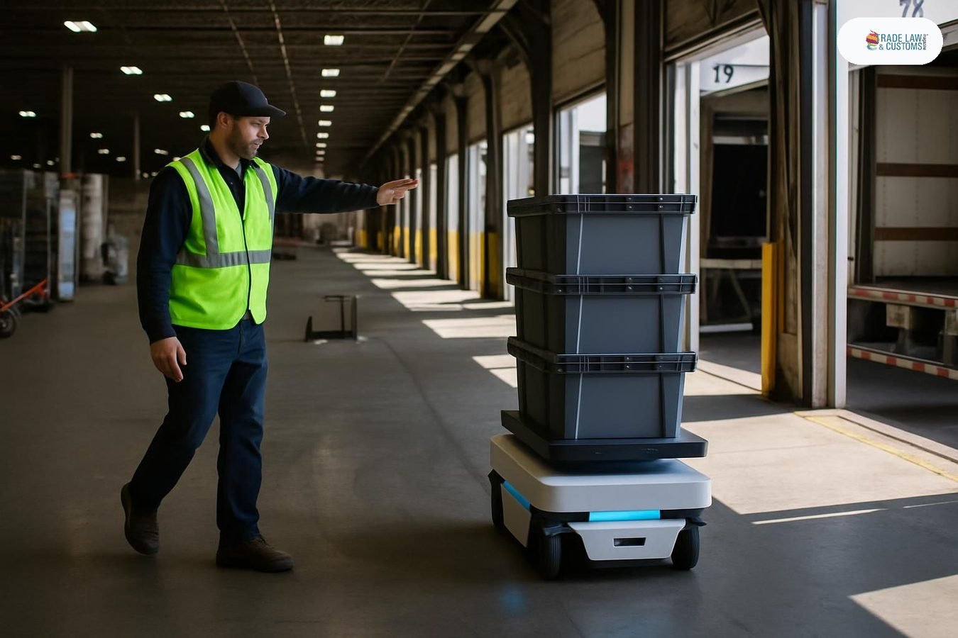 Robots en la cadena logística