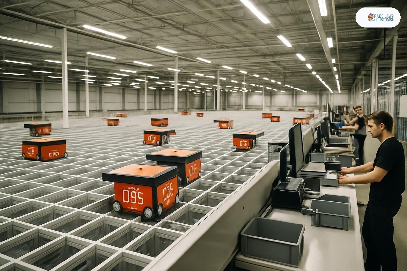 Robots en la cadena logística
