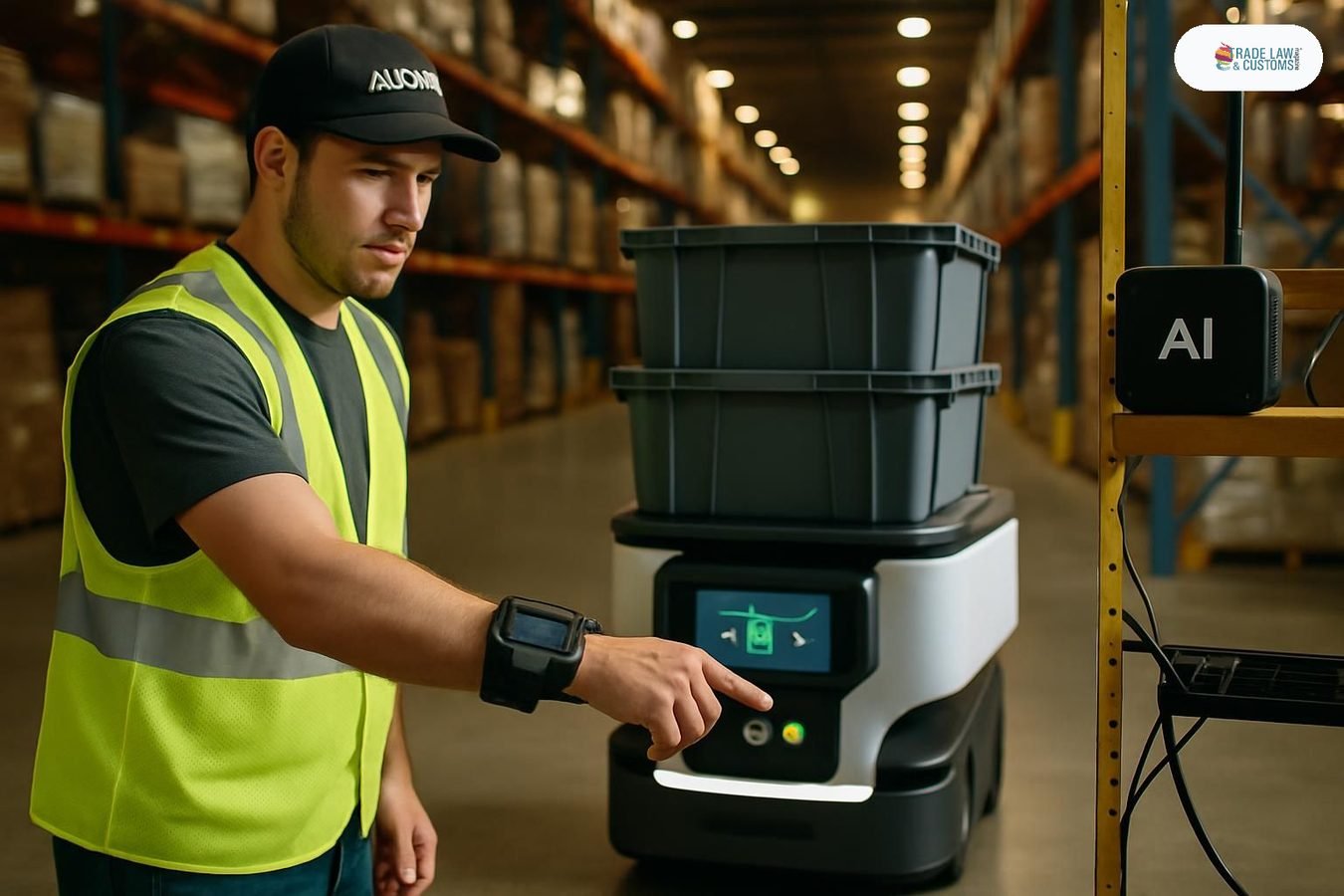 Robots en la cadena logística
