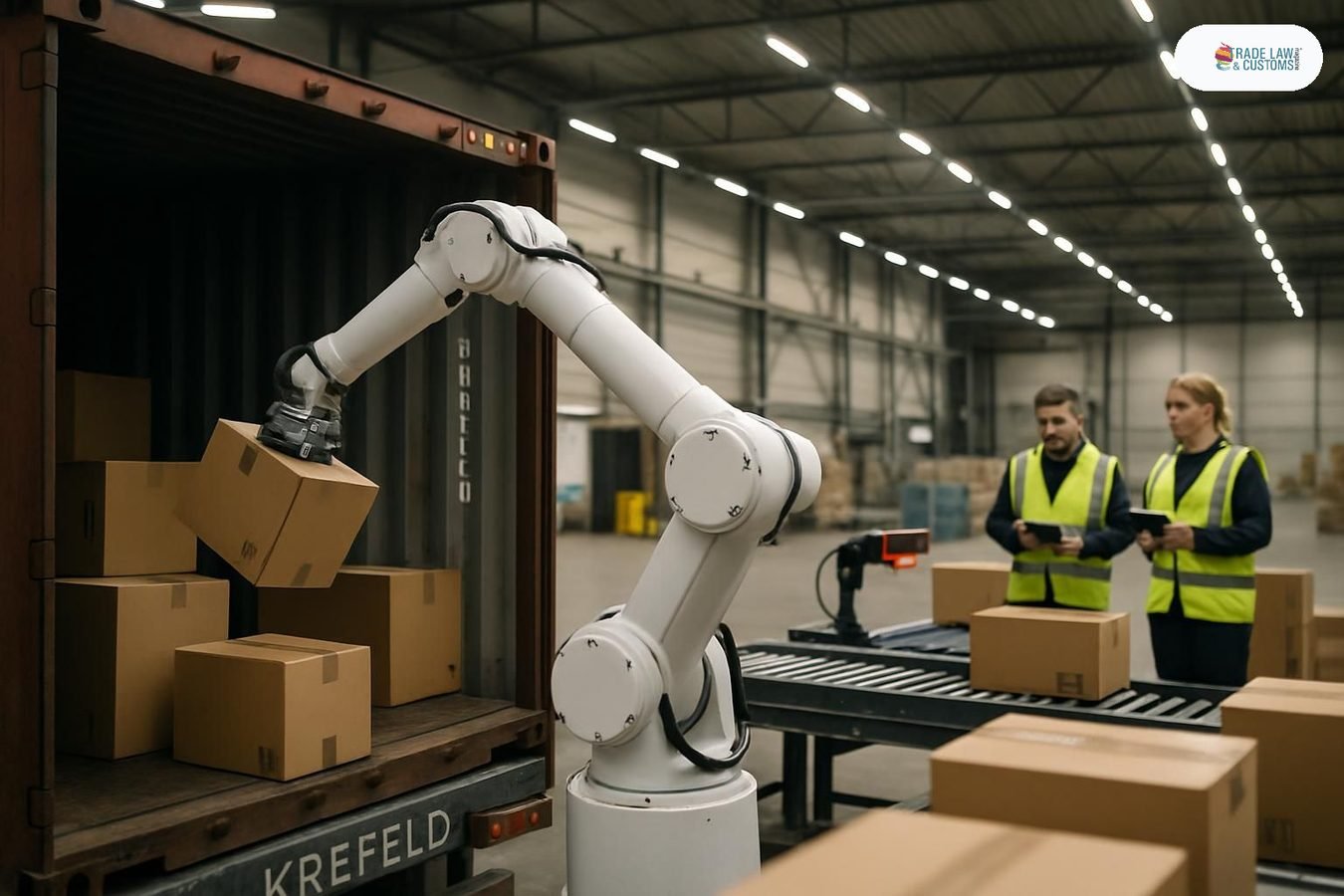 Robots en la cadena logística