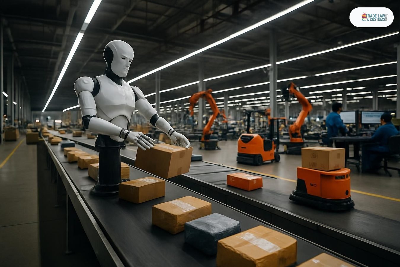 Robots en la cadena logística