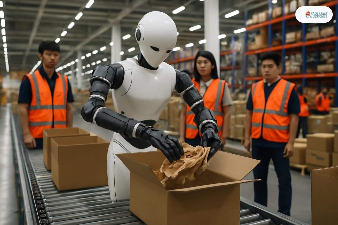 Robots en la cadena logística