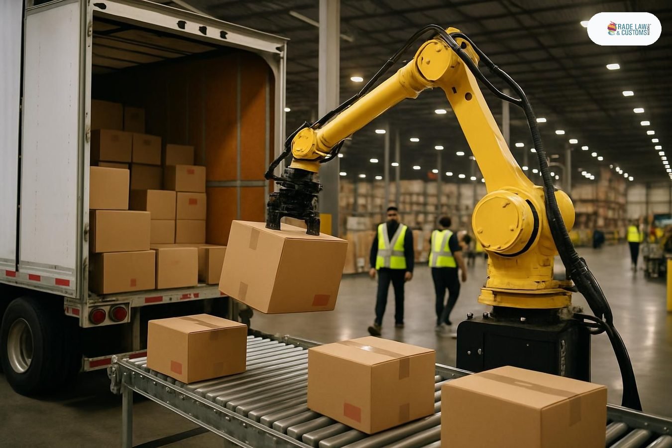 Robots en la cadena logística