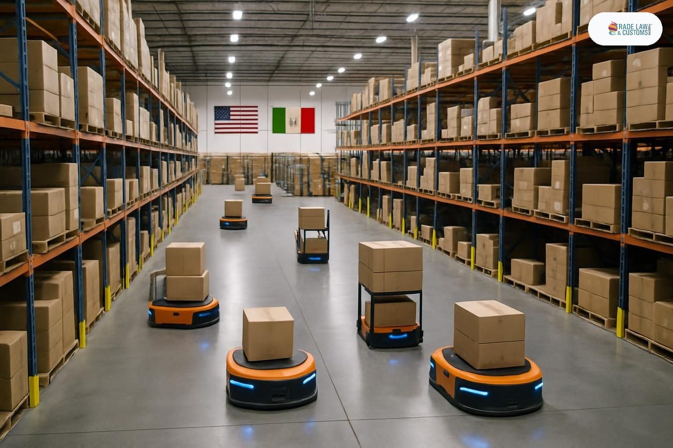 Robots en la cadena logística