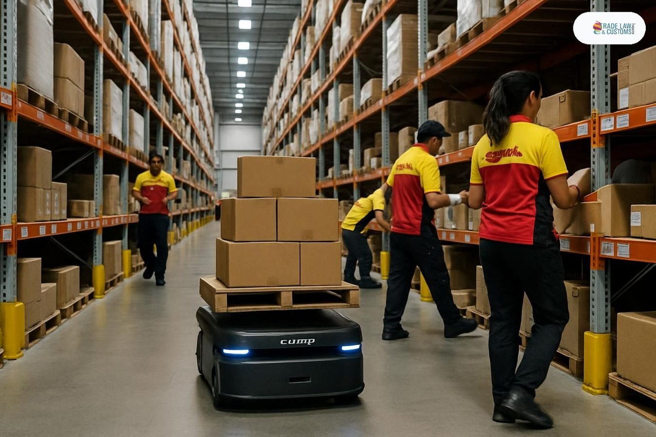 Robots en la cadena logística